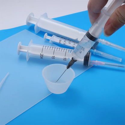 Seringue de Remplissage avec Aiguilles – 3 à 60 ml pour DIY & Résine